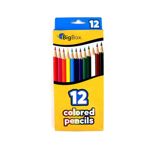 BigBox, Pre-Sharpened Colored Pencils, 12/Box, 96/Case (2363990)