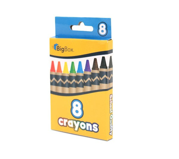 BigBox Crayons, 8ct, 192 Packs/Case (2363991)