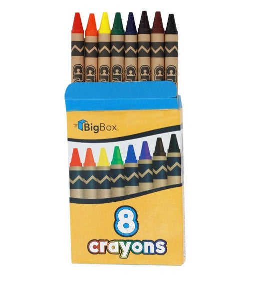 BigBox Crayons, 8ct, 192 Packs/Case (2363991)
