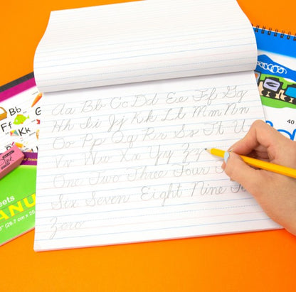 Cursive Writing Pads - 50 Sheets, 10.5" x 8" (9310208)