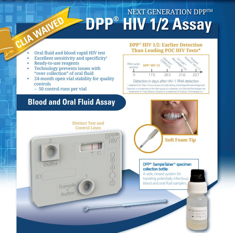 DPP HIV 1/ 2 Rapid Test Control Pack (CDI 60-9552-0)