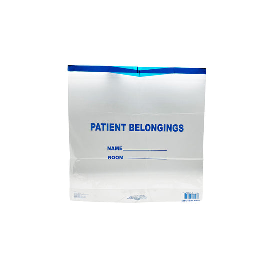 Patient Belonging Bags, 17" x 17", Clear (DS400C)