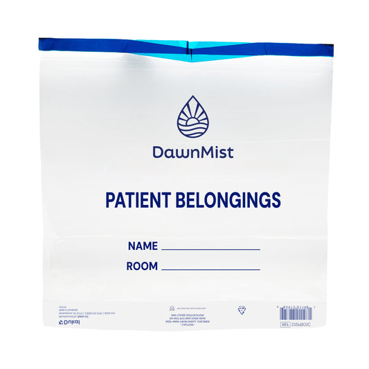 Patient Belonging Bags 20" x 20", Clear (DSPB01C)