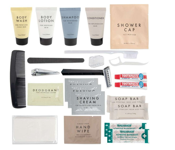 Deluxe Hygiene Kits - 24 Pieces, 50 Kits (2352848)