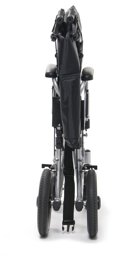 Bariatric Transport Chair, 24" Seat, 400 lbs Weight Capacity (EJ777-3)