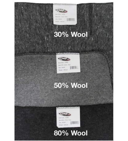 30% Wool Blanket, Gray (10-604)