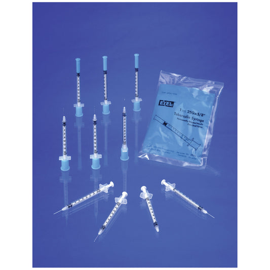 TB Needle, 1cc 25G x 5/8", Zero Dead Space, Case (26046)