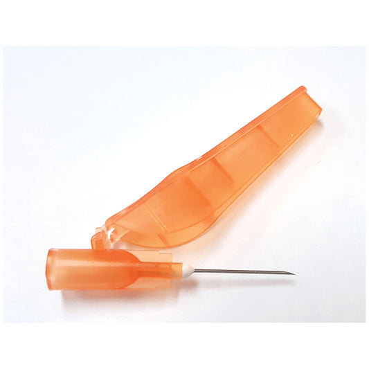 Safety Hypodermic Needle, 25G x 5/8", Case (27403)