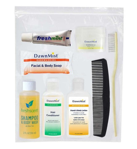 Essential Hygiene Kits - 8 Piece, 50 Kits (2382709)