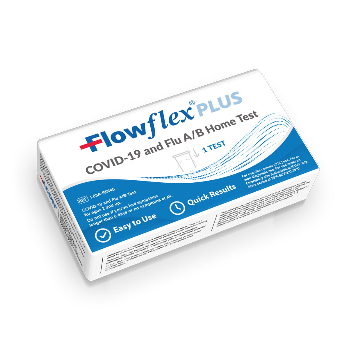 Flowflex PLUS COVID-19 and Flu A/B Home Test - 1 Test/Box (IDL03AR0645)