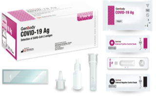 GenBody COVID-19 Rapid Antigen Tests (GENB-COVAG025-NU-1) *CLIA Certificate Required*