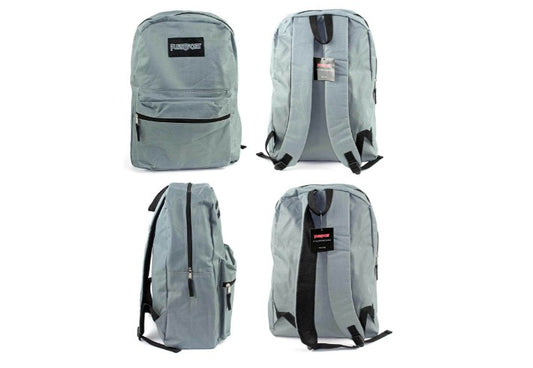 17" Gray Backpacks, Case of 24 (1994345)