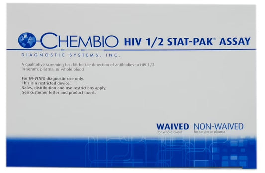 HIV 1/2 STAT-PAK Assay, 20 tests/kit (CDI 60-9505-1)