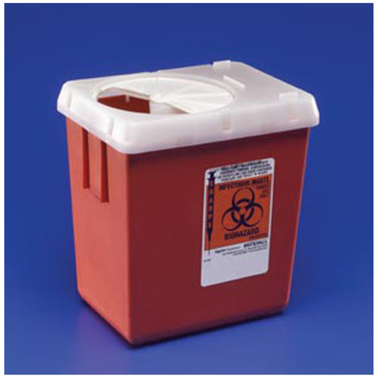 Sharps Container, 2.2 Qt, Red, Case (1522SA)