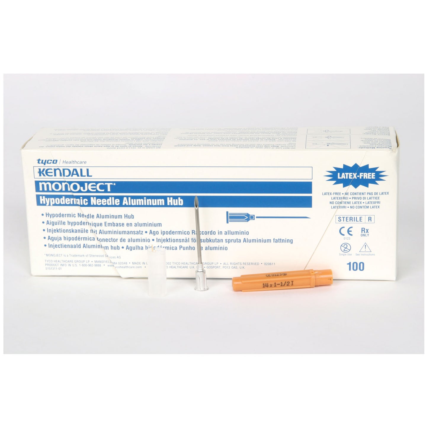 Hypo Needle, 14G x 1 1/2", Case (8881200011)