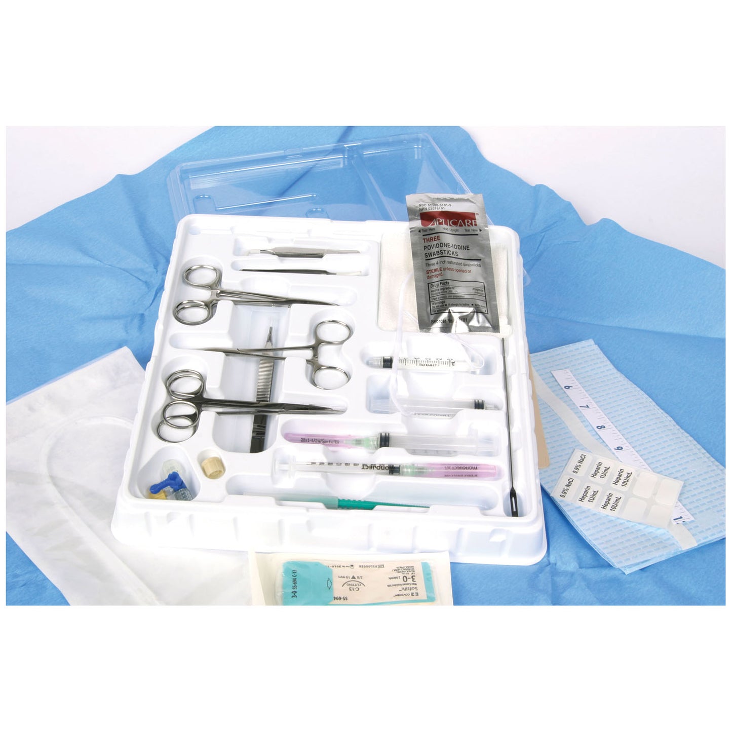 Umbilical Vessel Catheter Insertion Tray, 3 1/2FR, Polyurethane UVC, Case (8888160424)