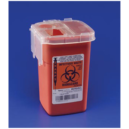 Sharps Container, 1 Qt, Red, Case (8900SA)