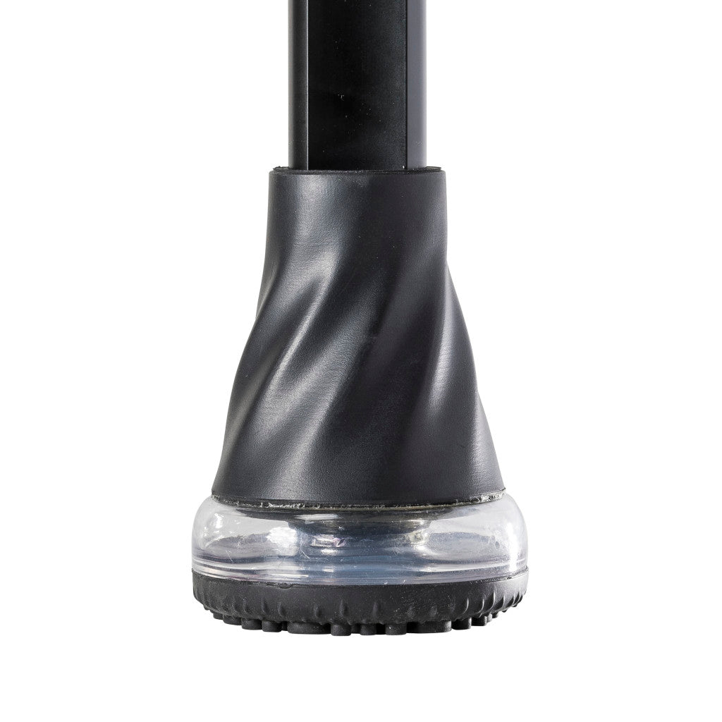 Air Crutch, Adjustable, with foam pads, gel handles, Onyx (MD10300BK)