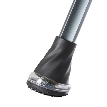 Air Crutch, Adjustable, with foam pads, gel handles, Slate (MD10300GR)