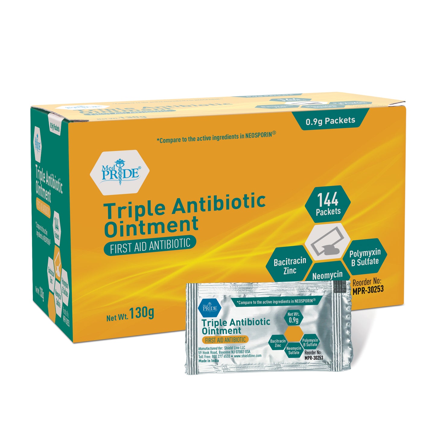 Triple Antibiotic, 0.9g Packets (MPR-30253)