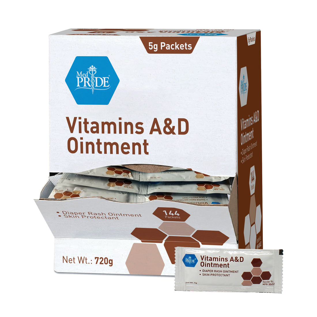 MEDPRIDE VITAMIN A&D MOISTURIZING SKIN PROTECTANT OINTMENT 5g