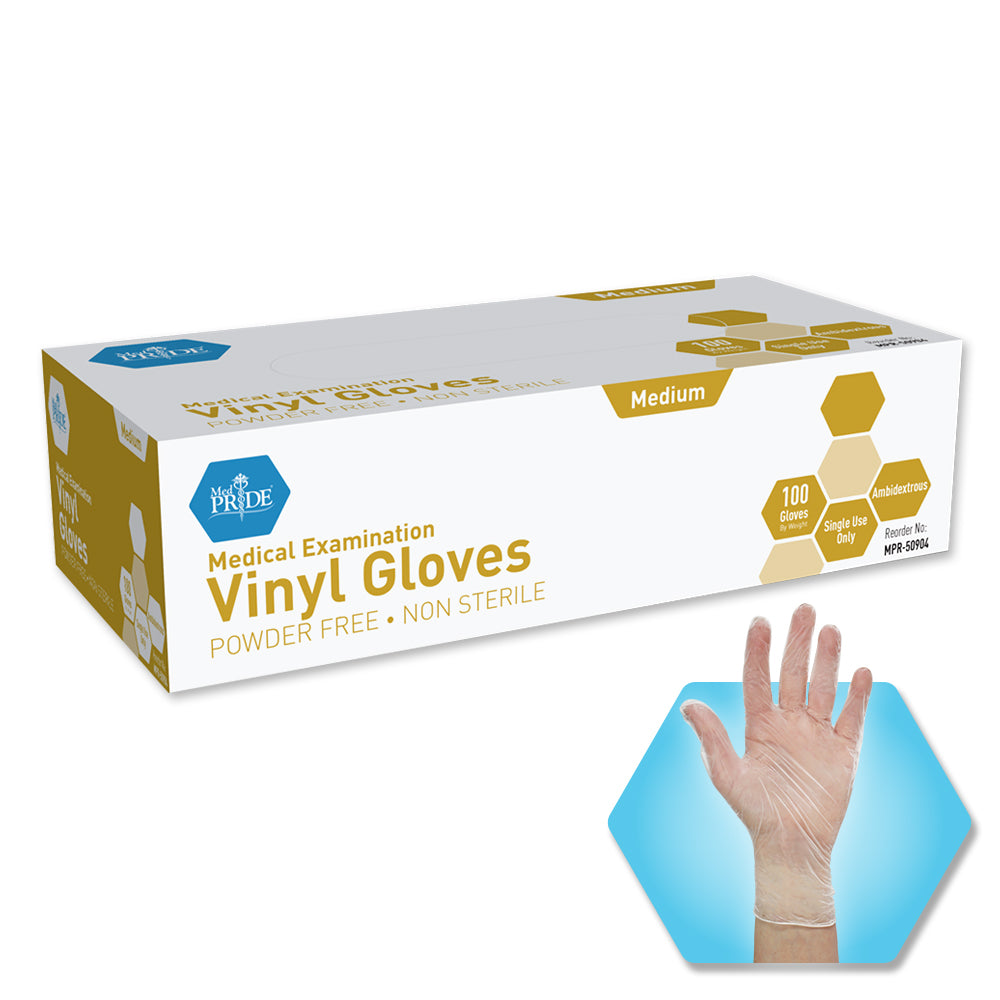 MedPride, Vinyl Exam Gloves, X-Large (MPR-50906)