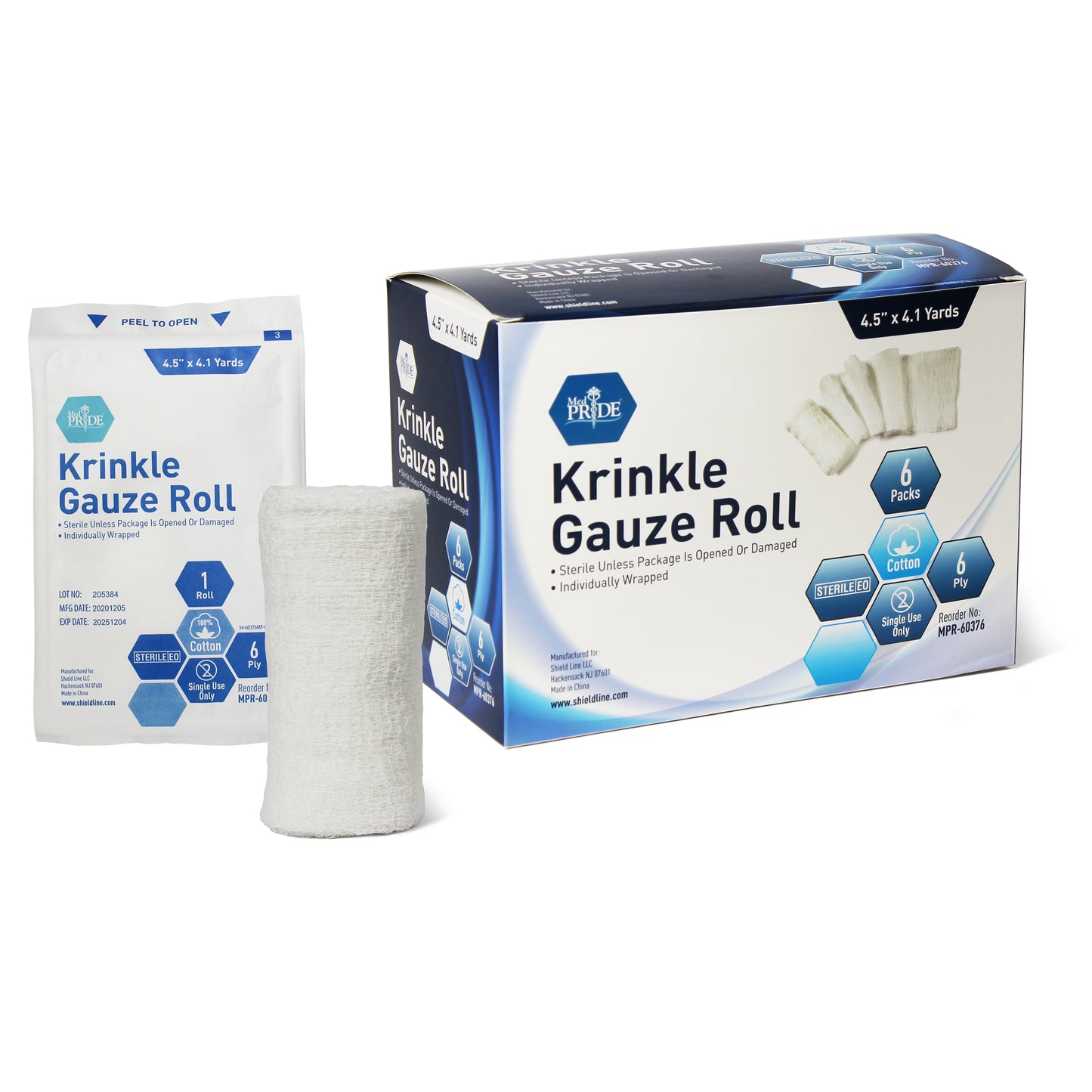 Krinkle Gauze Roll, Sterile (MPR-60376)