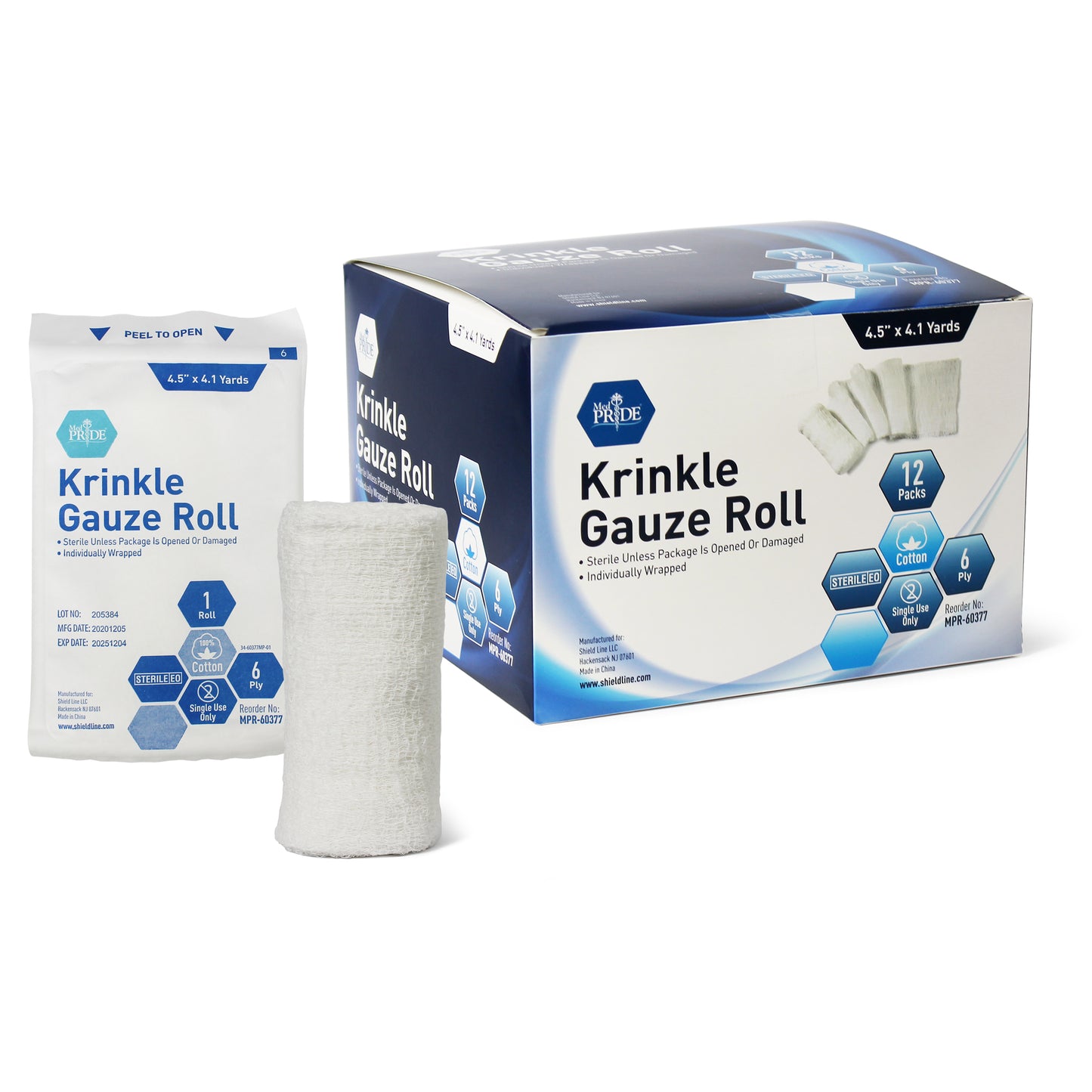 Krinkle Gauze Roll, Sterile (MPR-60377)