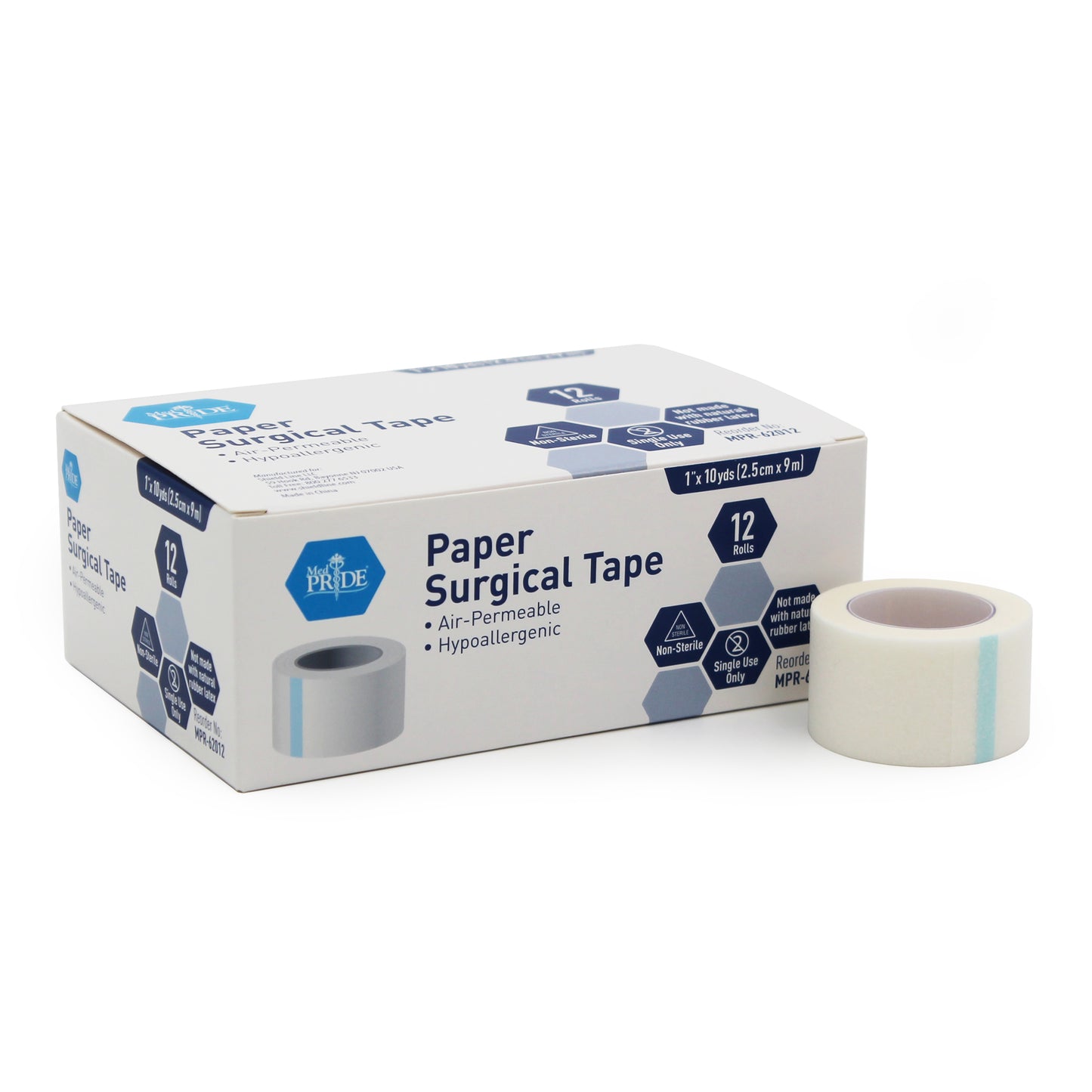Paper Surgical Tape, 1" x 10 yds, Case (MPR-62012)