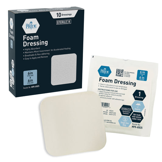 Foam Dressing 6x6 - 20/10/cs.
