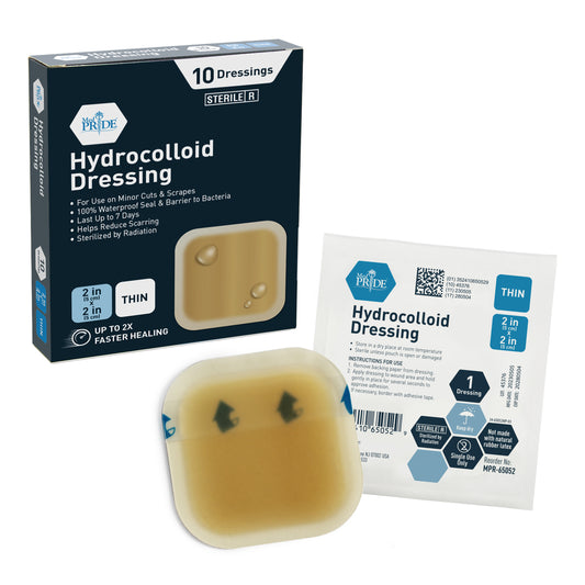 Hydrocolloid Dressing - Thin 2x2 - 20/10/cs.