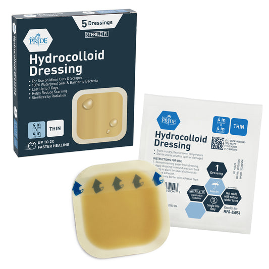 Hydrocolloid Dressing - Thin 4x4 - 20/5/cs.