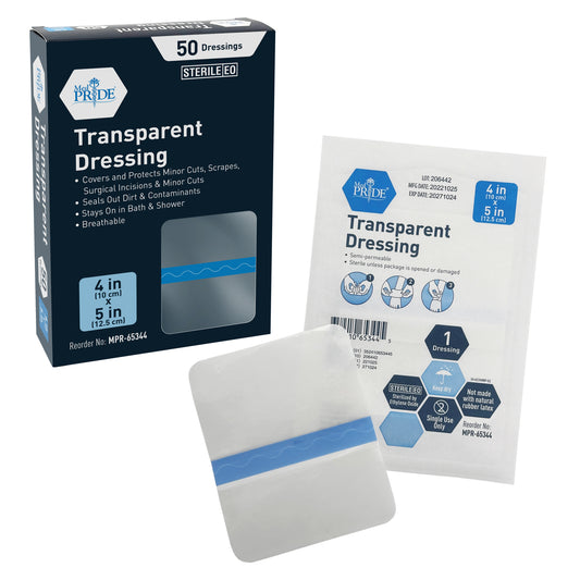 Transparent Dressing - 4" x 5"- 4/50/cs.