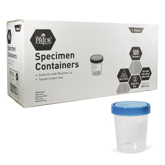 MedPride, Specimen Containers, 4oz, 500 Cups (MPR-97445)