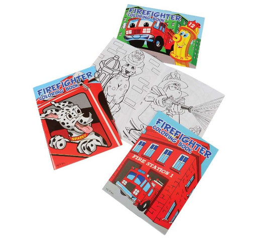 Mini Firefighter Coloring Books - Assorted (1903706)