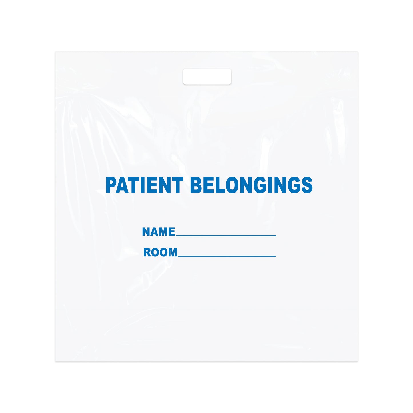 Patient Belonging Bags 20" x 18.5", White (PB01)