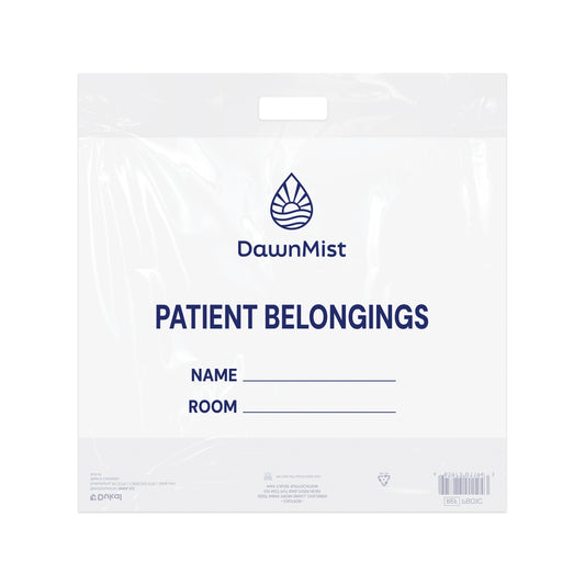 Patient Belonging Bags, 20" x 18.5", Clear (PB01C)