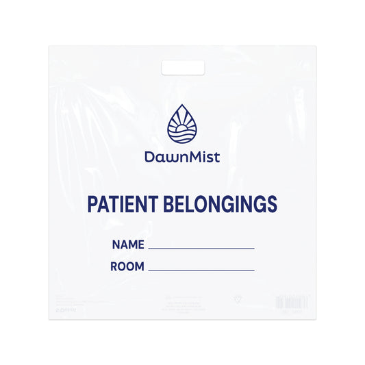 Patient Belonging Bags 20" x 18.5", White (PB01)