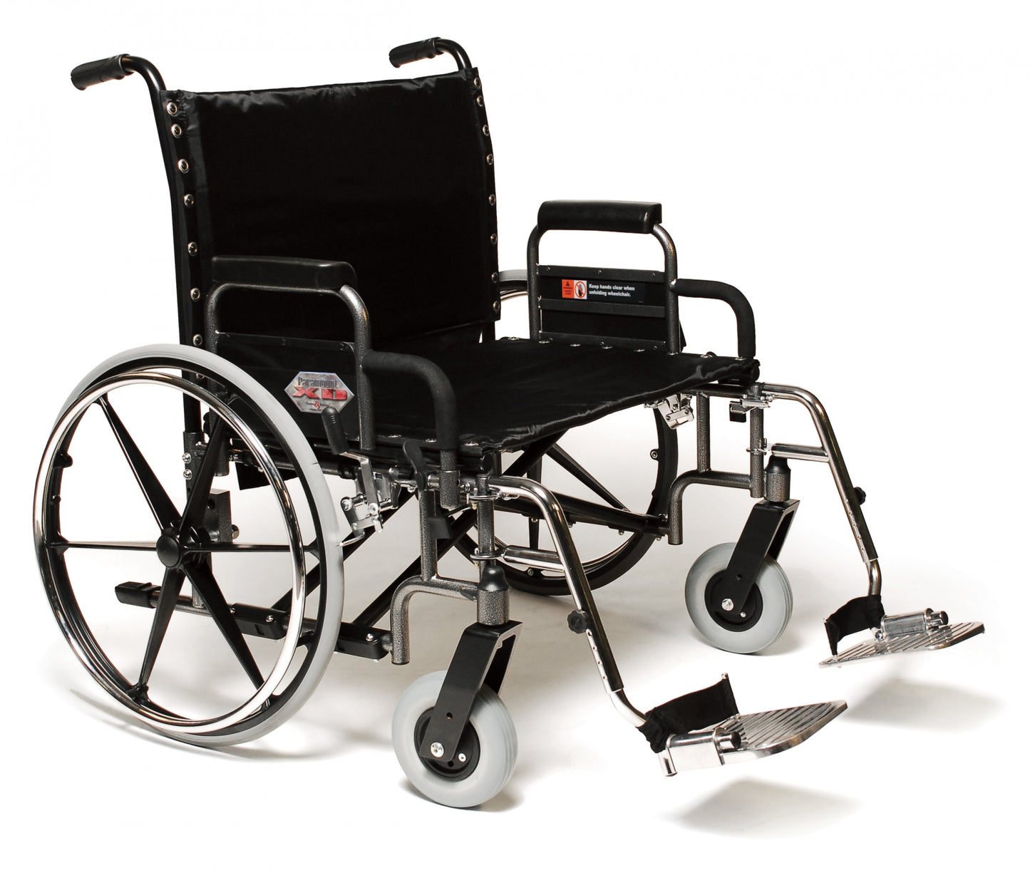 Paramount XD Wheelchair, 30" Seat, Detachable Desk Arm, Elevating Legrest, 650 lbs Weight Capacity (5PX10830)