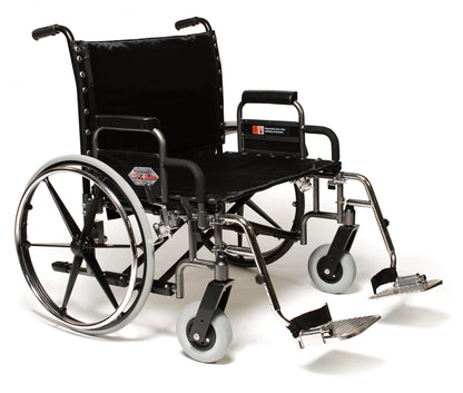Paramount XD Wheelchair, 30" Seat, Detachable Desk Arm, Elevating Legrest, 650 lbs Weight Capacity (5PX10830)