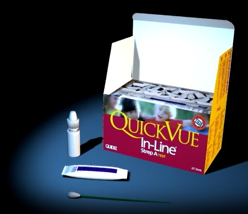 QuickVue, In-Line Strep A Test, CLIA Waived (QUI 00343)