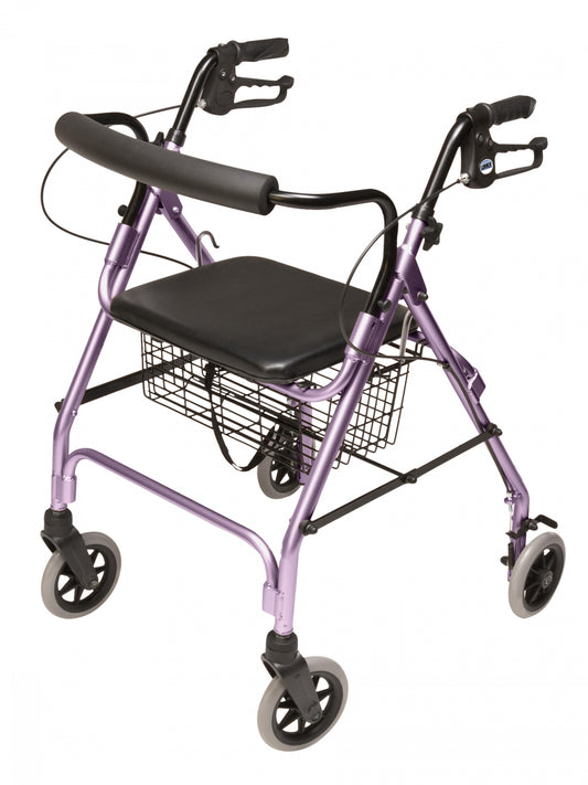 Lumex, Walkabout Lite Four-Wheel Rollator, Lavender (RJ4300L)