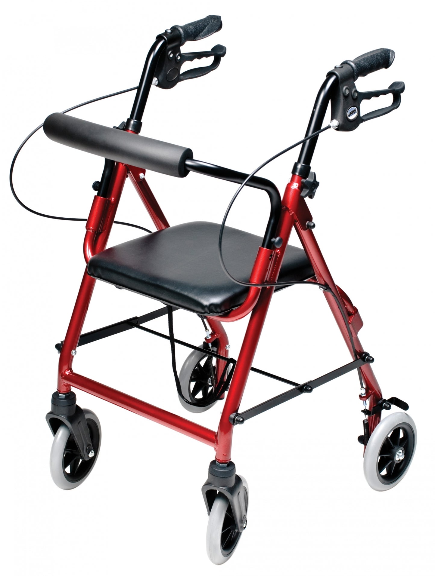 Lumex, Walkabout Lite Junior Rollator, Burgundy (RJ4301R)