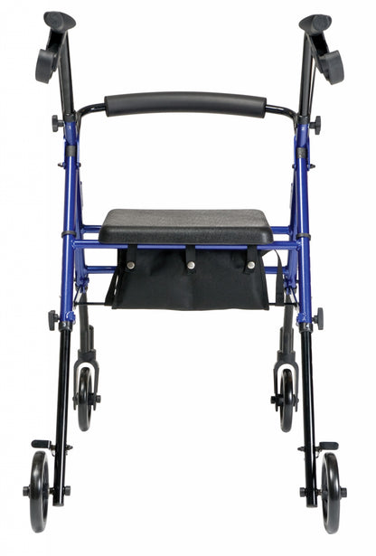 Lumex, Set n’ Go, Height Adjustable Rollator, Burgundy (RJ4700R)
