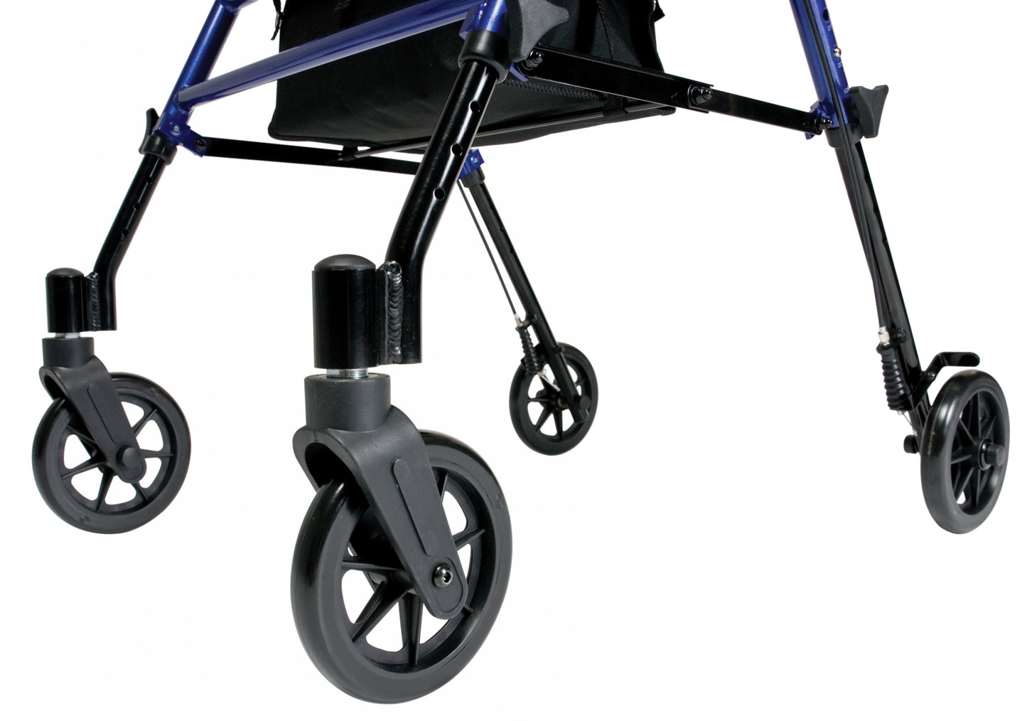 Lumex, Set n’ Go, Height Adjustable Rollator, Burgundy (RJ4700R)