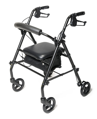 Lumex, Walkabout Steel Knock Down Rollator, Black (RJ5500K)