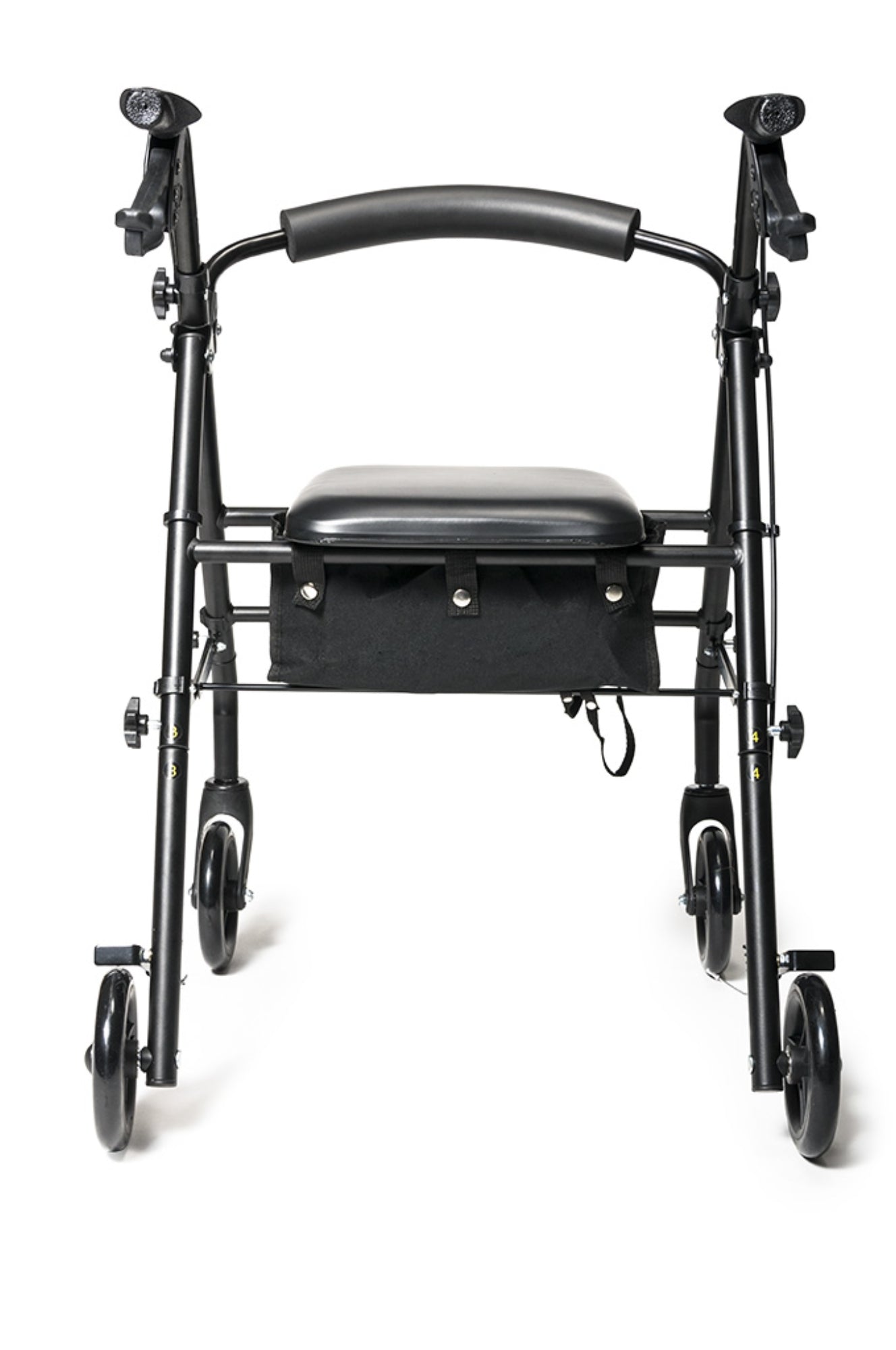 Lumex, Walkabout Steel Knock Down Rollator, Black (RJ5500K)