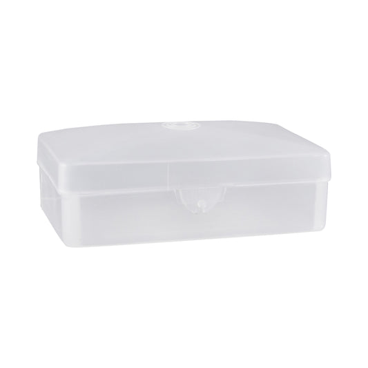 Soap Box, Hinged Lid, Clear (SB01C)