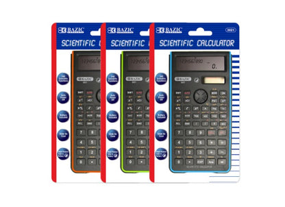 Scientific Calculator - 240 Functions, Dual Power, Battery Included, 72 per Case (2289447)