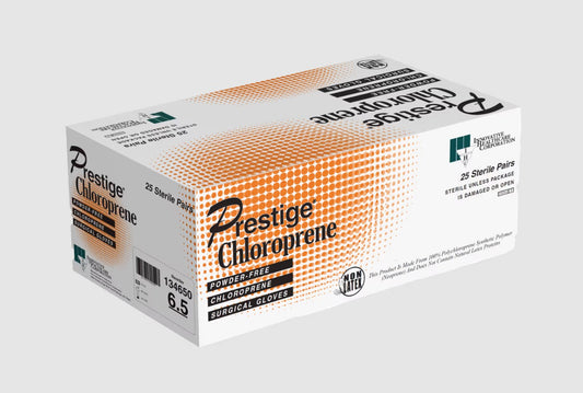Series 134, Prestige Chloroprene Surgical Gloves, Size 5.5, Sterile (IHC 134550)